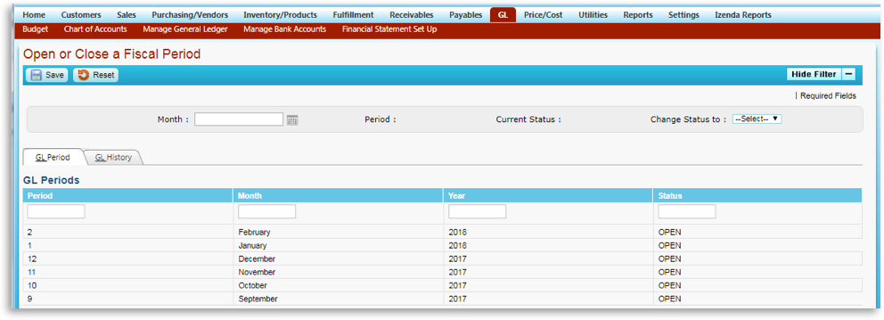 end of month closing process